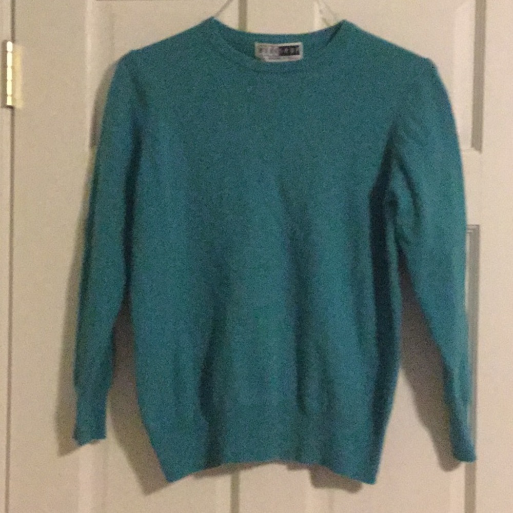 Turquoise Lambswool Sweater